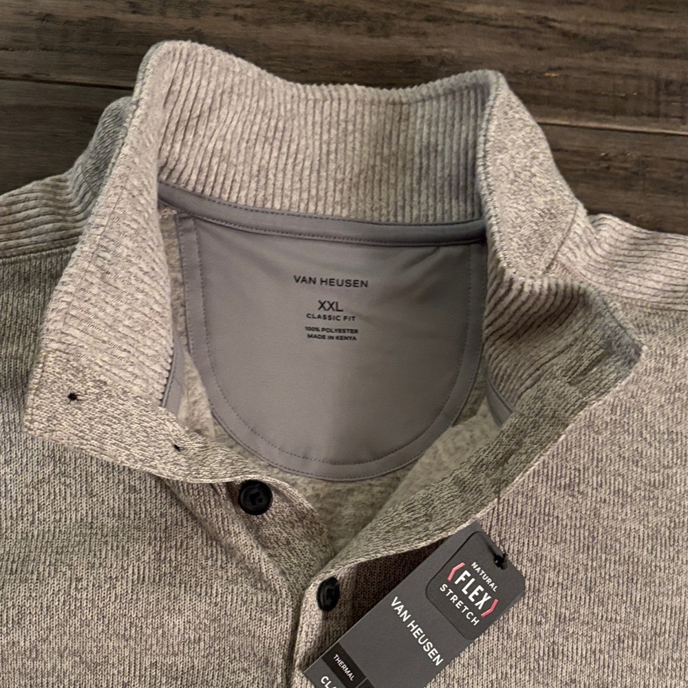 Van Heusen Men's beige Sweater - Picture 3 of 9